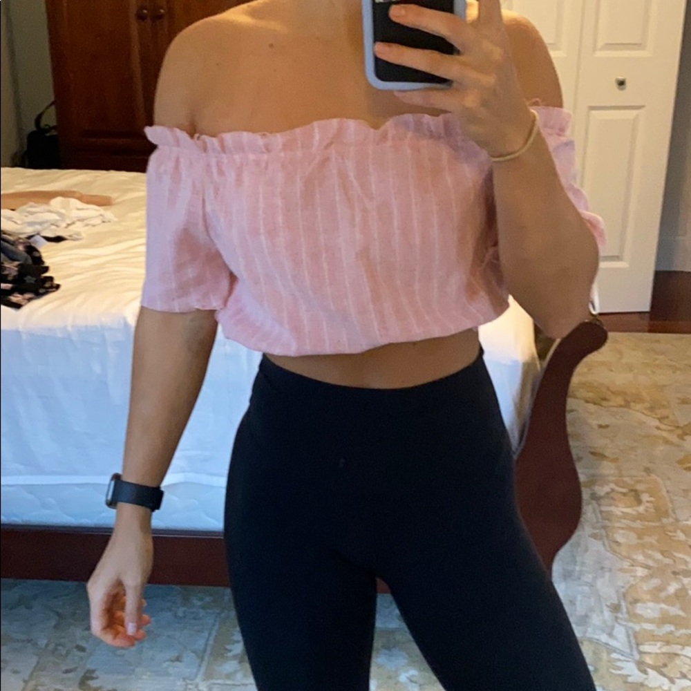 LF off the shoulder top
